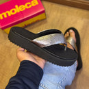 Chinelo de Dedo Moleca FlatForm 5489.100