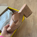 Tamanco Moleca Tiras Cruzadas Natural 5549.100