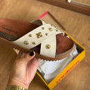 Sandália Papete Moleca em X Pedrarias 5500.112