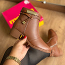 Bota Moleca Coturno Detalhe Dourado 5346.108