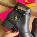 Bota Moleca Coturno Detalhe Dourado 5346.108